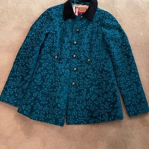Free People Floral Coat sz 8.